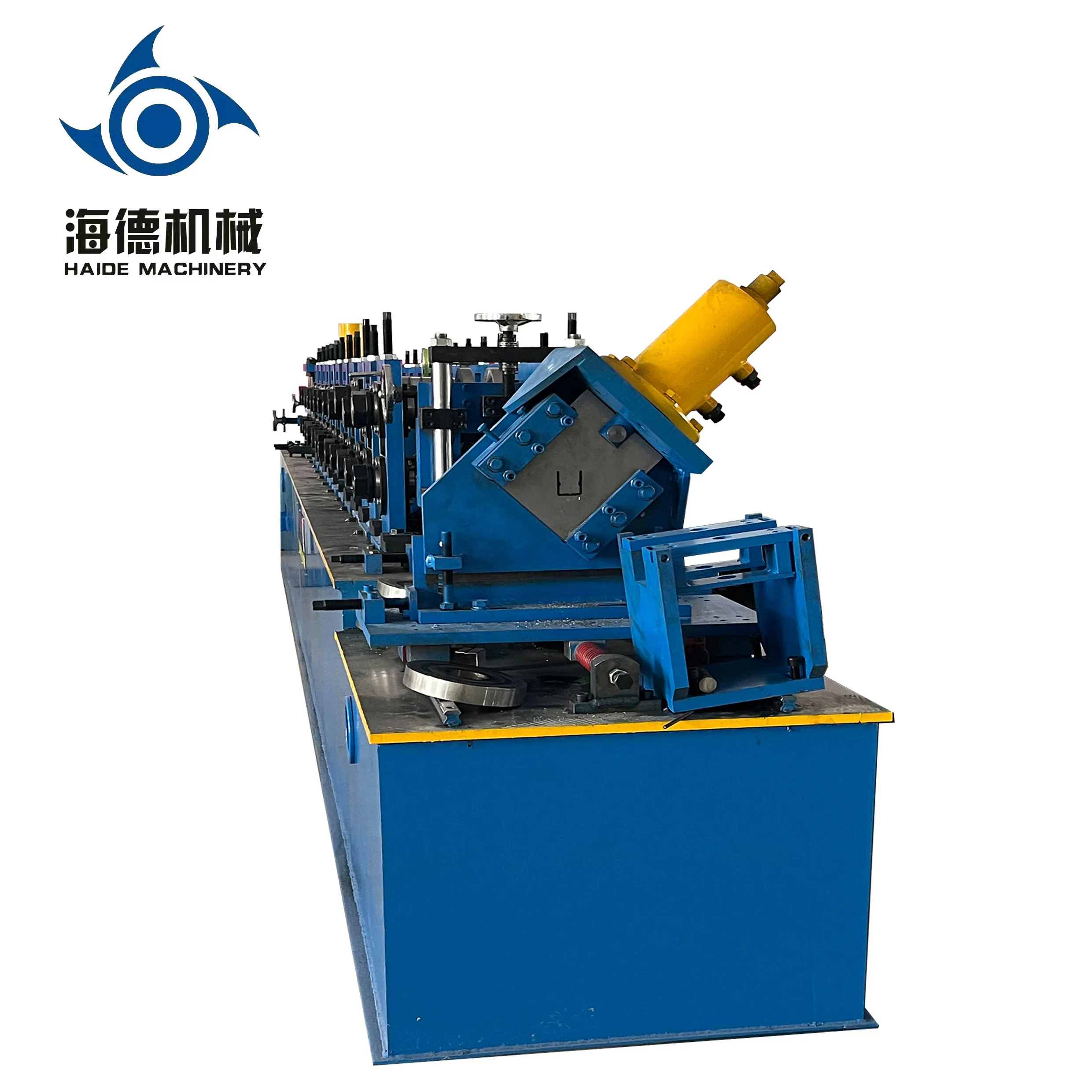 Haide zinc plated Omega steel keel cap groove drywall roller forming machine