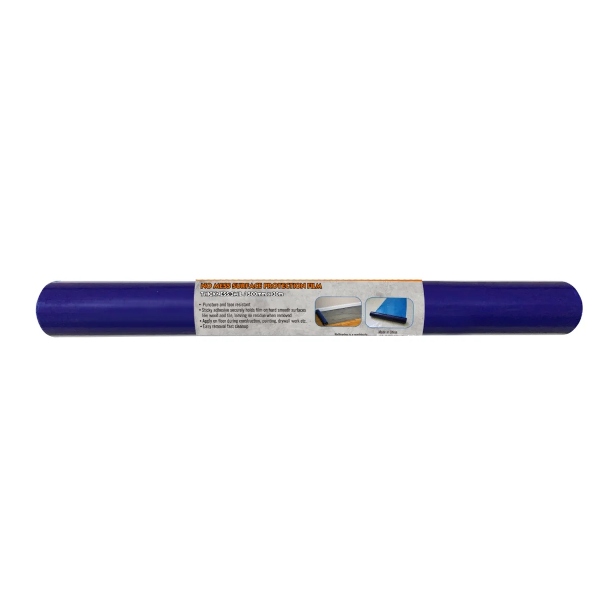 ROLLINGDOG No Mess Surface Protection Film 81458  Masking Tape 270mm*30m Prevent Dust Paint for Furniture, Carpet, Floor