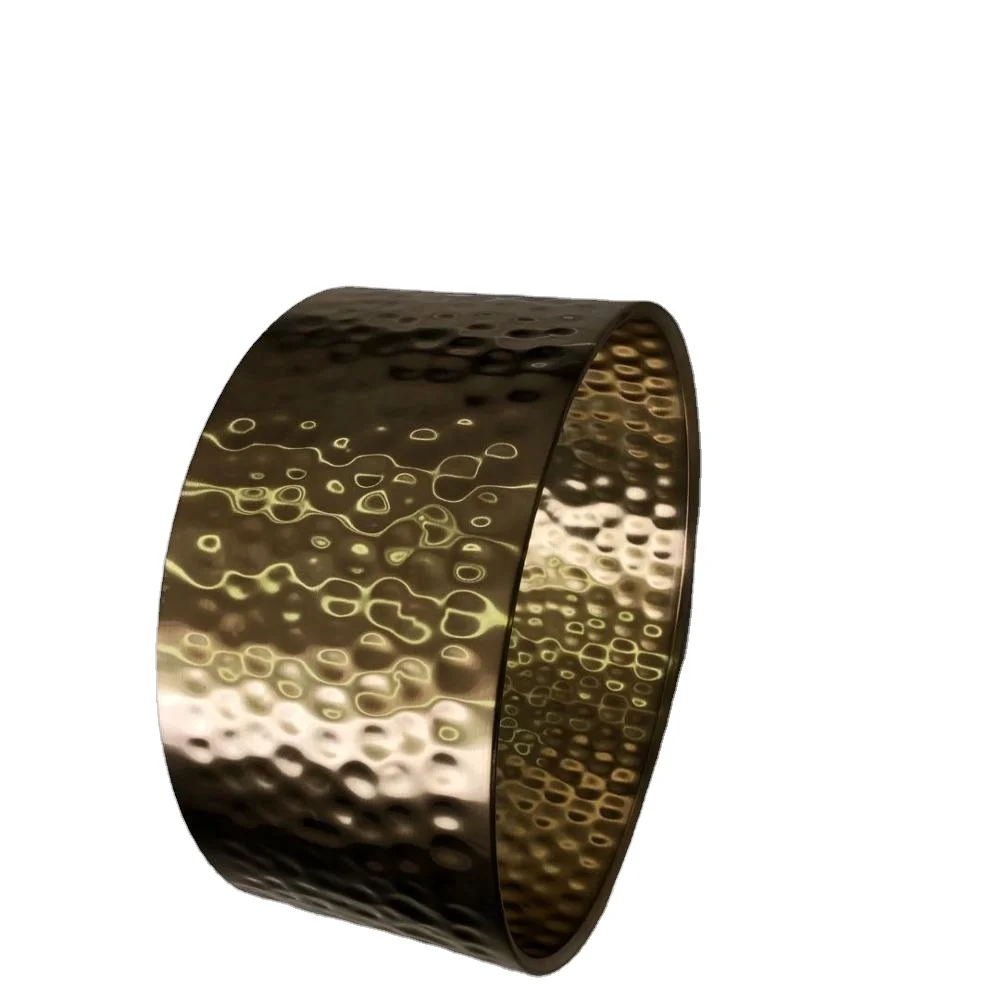 14x6.5 inches hammered  brass snare drum body/ chamber/ shells