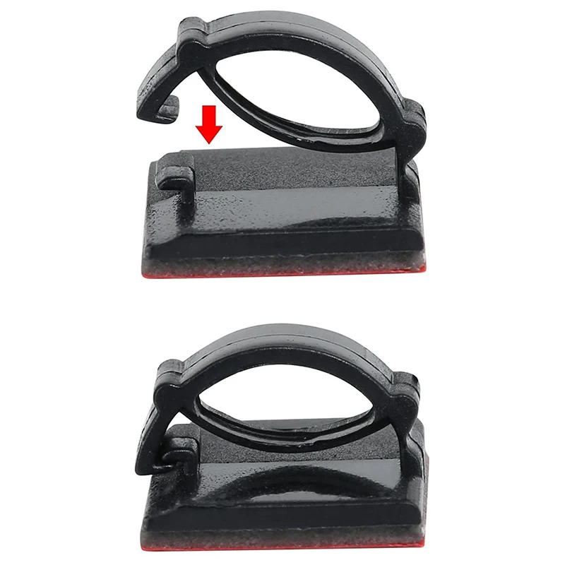 Self-adhesive Data Electronic Wire Organizer Storage Cable Clips Cord Organizer Wire Management Clips Desktop Management