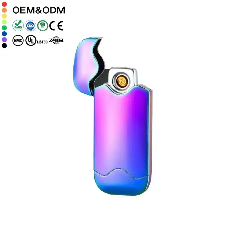 DEBANG usb lighter touch-sensitive shaking  windproof eclectic Double-sided cigarette electric lighter