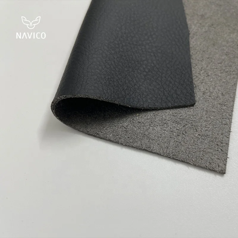 Black Microfiber Leather for Car Seats