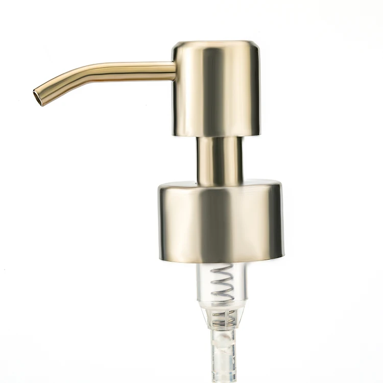 28/410 24/410 Wholesale Output Metal Stainless Steel Black Matte Lotion Bottle Pump Dispenser