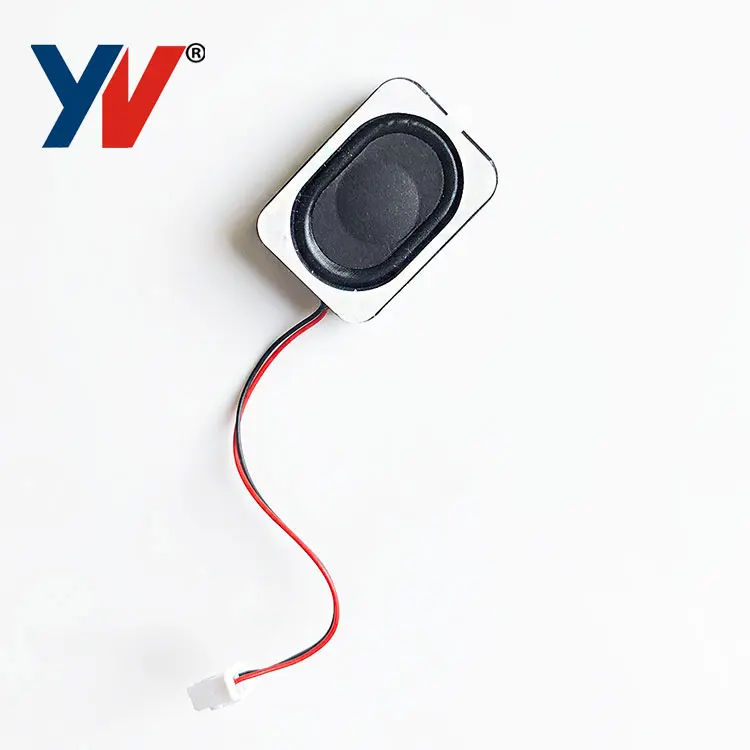 35*25mm flat internal audio loud 2w 8 ohm square connector terminal Dynamic speaker