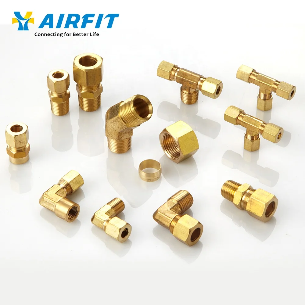 AIRFIT пневматические кованые латунные фитинги для труб
