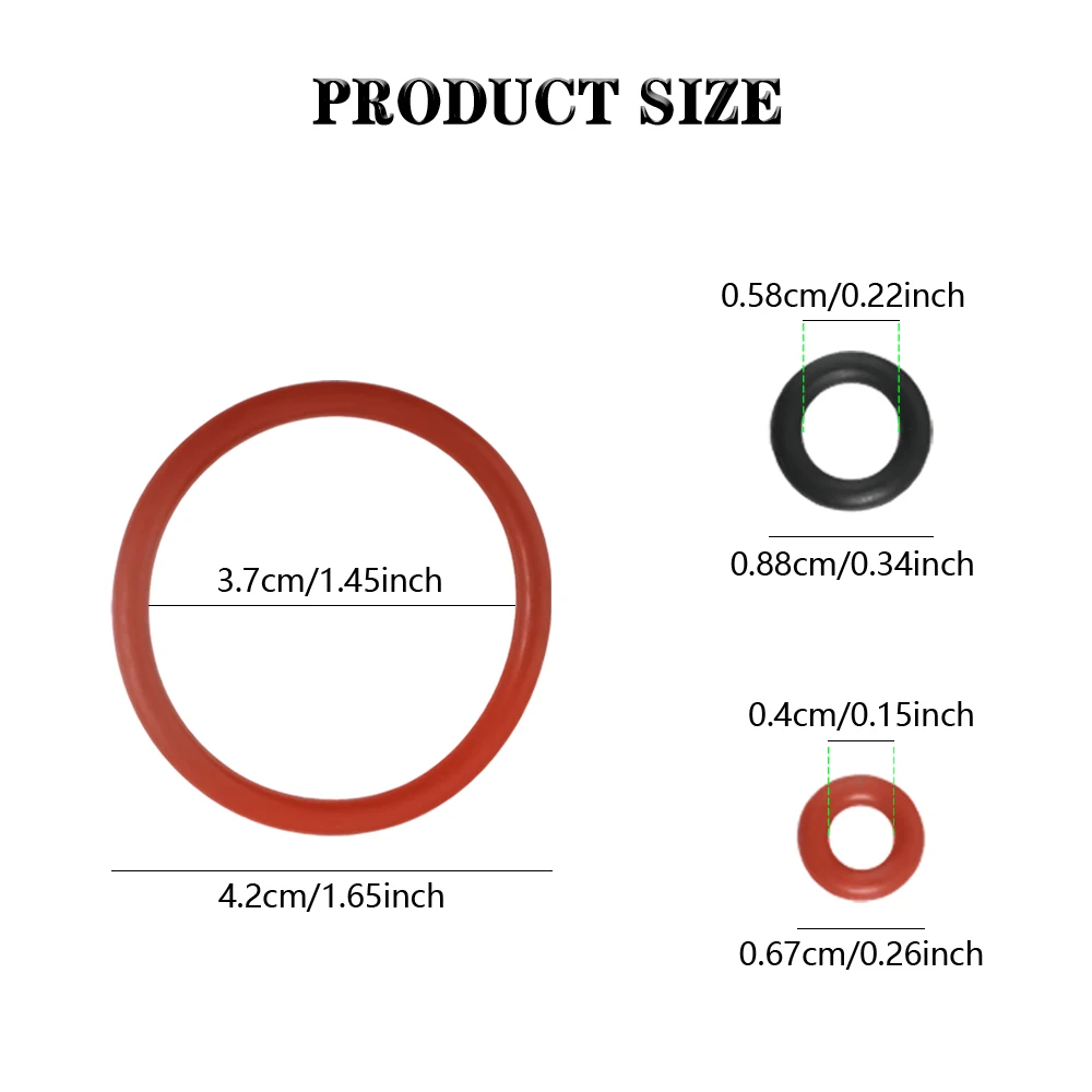 New Product 50PCS Silicone O-Ring Seals Maintenance Set Compatible With Jura C D E F S X ENA GIGA Series Coffee Machines