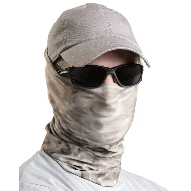 Fashion Design Fishing Buffs Camo Face Wind Sun Protection Head Tube Bandana
