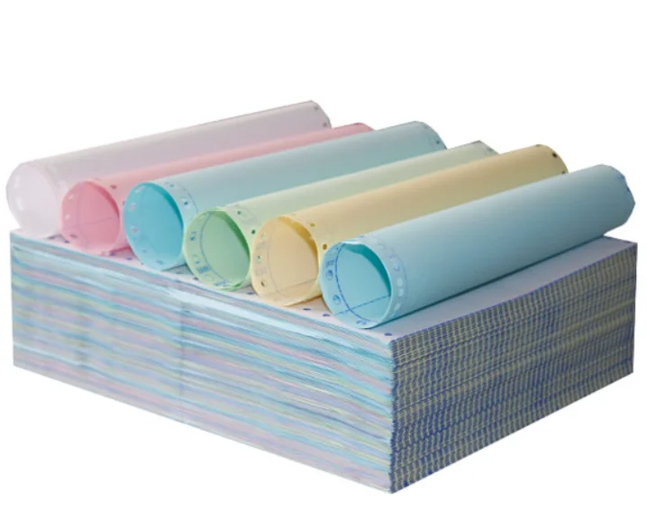 High Quality White/Yellow NCR Carbonless Copy Paper Sheets 3 ply Computer White Carbon Paper