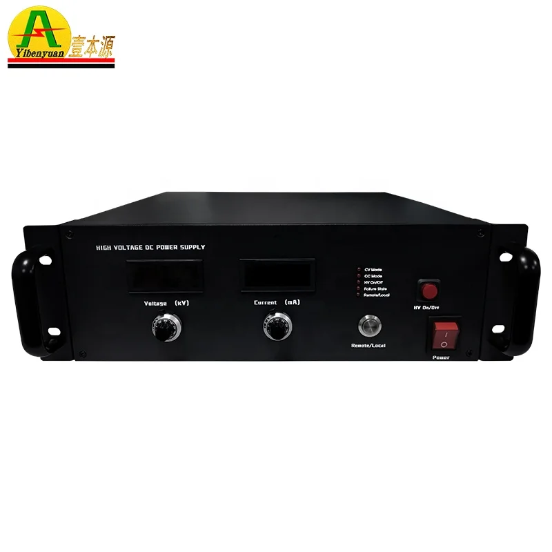 Having fast response ability 220VAC-15KVDC variable high voltage dc power supply 4mA 60W adjustable power supply
