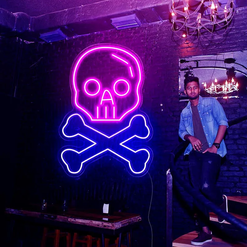 Koncept Drop Shipping 20 Inch Creative Halloween Party Decorations Customized Neon Light Sign for Letters or Logos