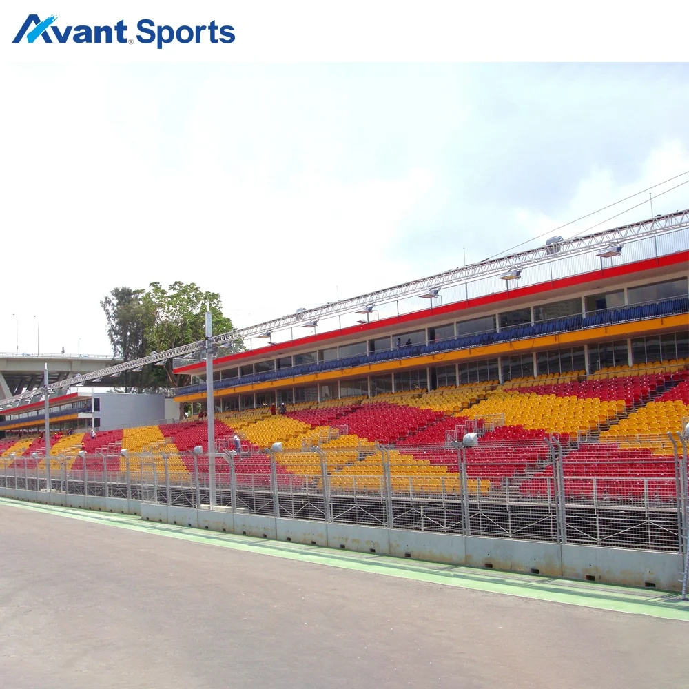 Avant Sports Stadium Aluminum Bleacher Seats Formula 1 Races Outdoor Event Metal Grandstand Fixed Multi Function Tribune Seating