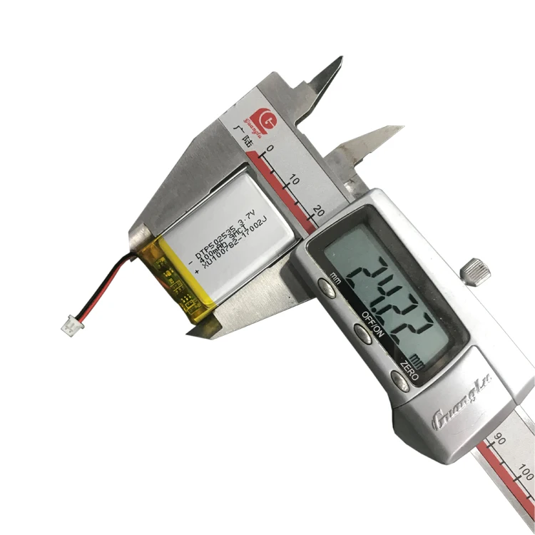 3.7v 502535 052535 400mah lithium li polymer battery for Speaker