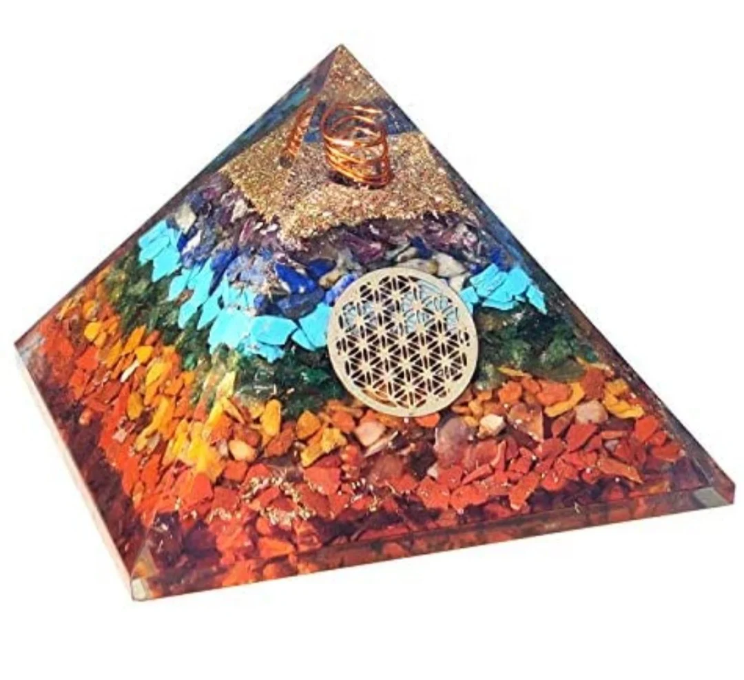 Пирамиды ОРГОН пирамиды чакра оргонит энергетические пирамиды | Исцеляющие кристаллы-защита энергетического камня | Пирамида чакры