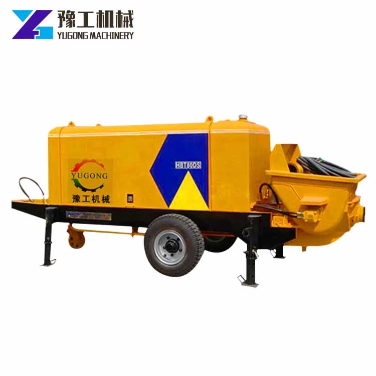 Diesel 20m3 Concrete Pump Machine 250m Horizontal 120m Vertical Conveying Distance Mini Concrete Conveying Pumps