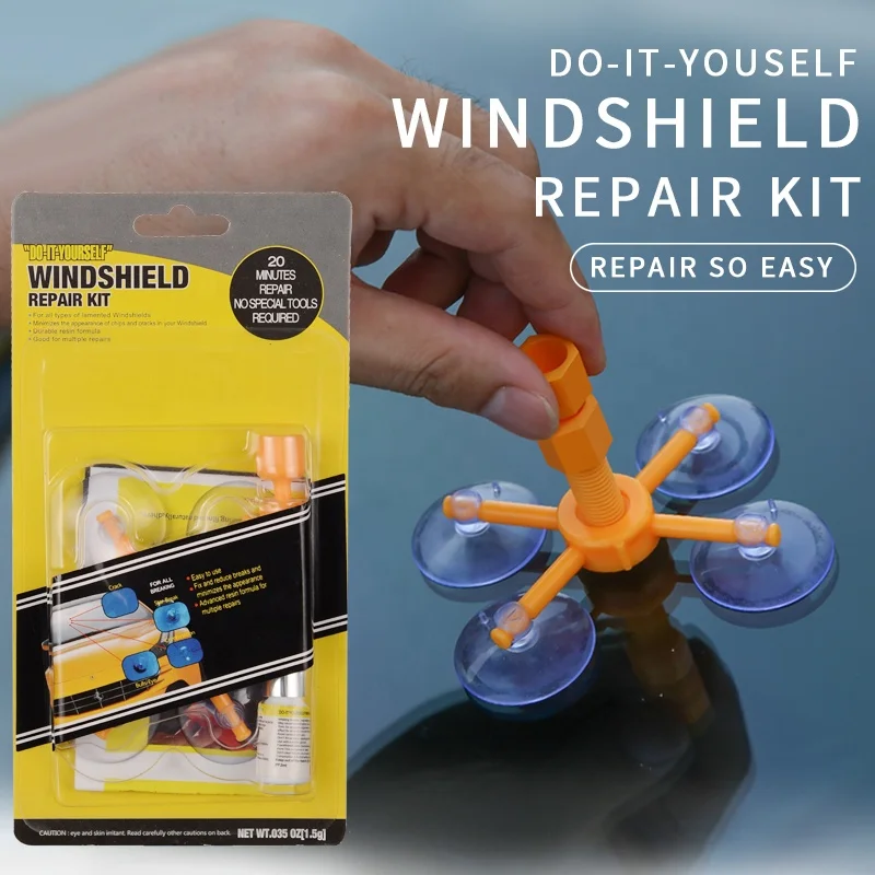 Windscreen Windshield Repair Tool Set DIY Car Wind Glass Kit For Chip Crack car-styling car accessories safety