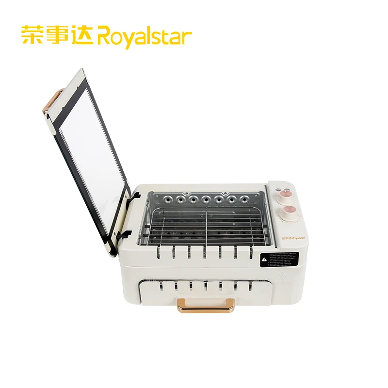 high quality Multi-functional electric grill 5 in 1 with grill pan big capacity barbecue oven toaster breakfast machine