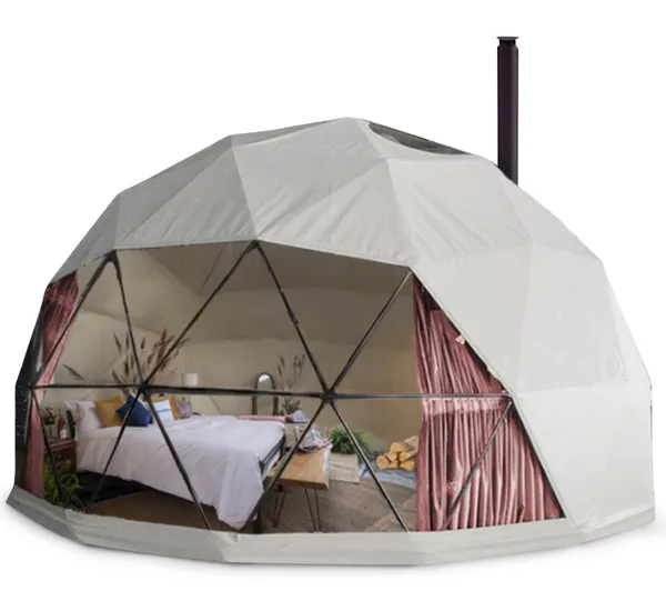 8 10 m diameter igloo geometric steel shelter structure glamoing hotel luxury house Outdoor geo round clear dome glamping tent