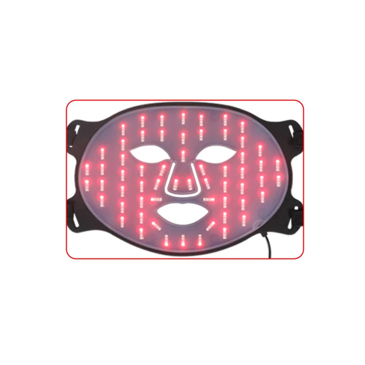 Led Mask For Skin Rejuvenation Light Therapy Black Skin Care Red Light Therapy Pdt 4 Color Lights Led Face Silicone Mask