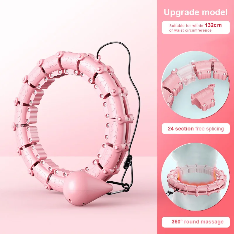 High quality fitness smart weighted lose exercise detachable portable sports new mobile gym fitness hula hoops for adults