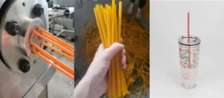 agricultural drinking straw shopper and grinder making machine/rice straw tableware machine