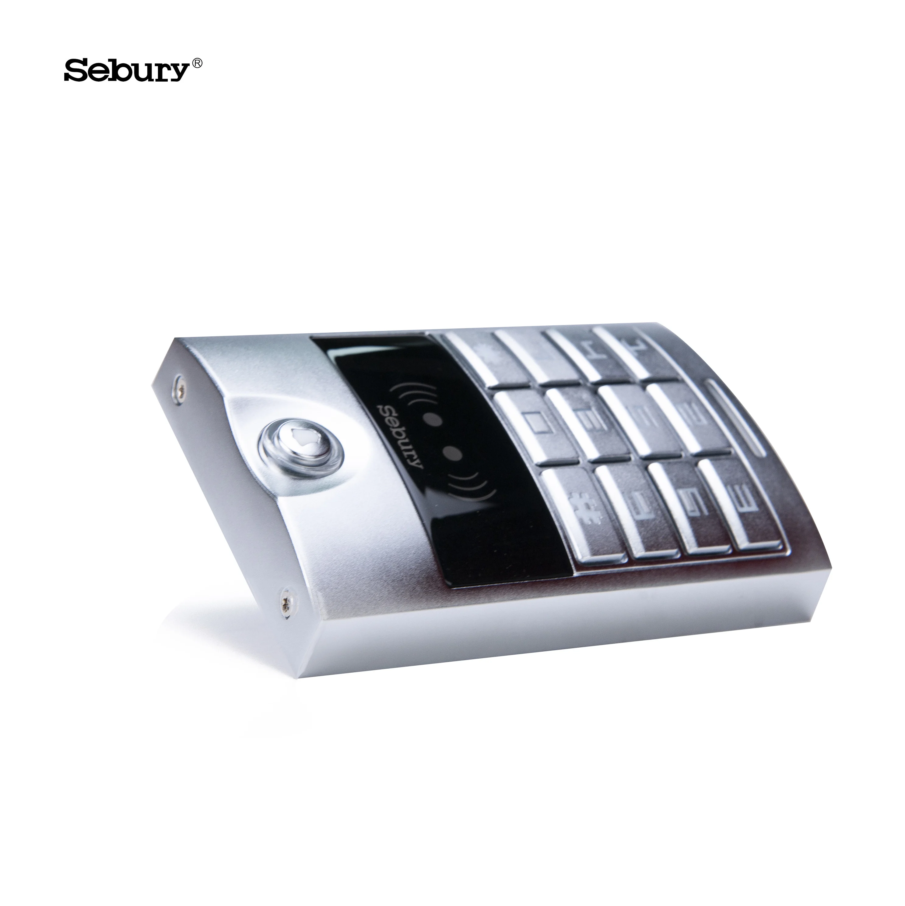Sebury Customizable Waterproof Outdoor Metal Keypad Door NFC Reader RFID Access Control System