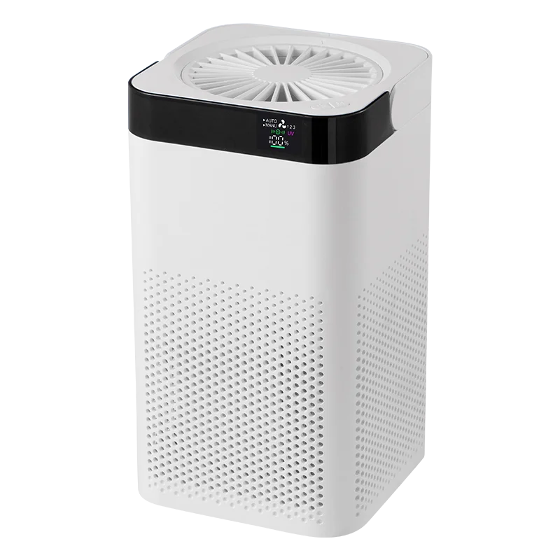 MYVOES 2021 new arrival wholesale hepa  Filter PM2.5  bacterial removal desktop  UV Portable  Air Purifier  for home and office