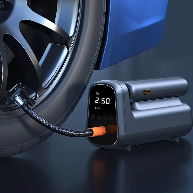 Mini Portable Inflator/pump High Suction Vehicle Vacuum Cleaner Wireless Handheld Car Vacuum Cleaners With Wash HEPA Filter