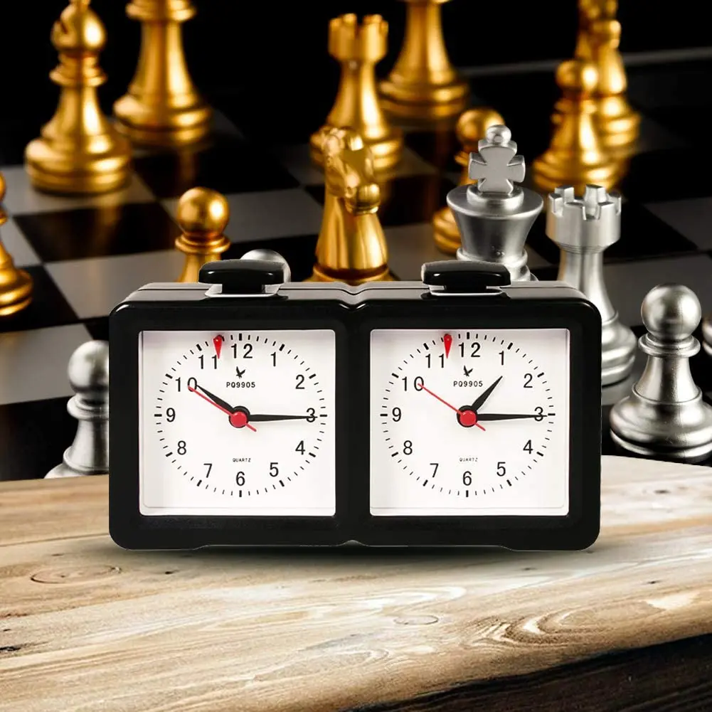 Chess Clock Digital Chess Timer for Professional Board Game with Analogue Chess Timer