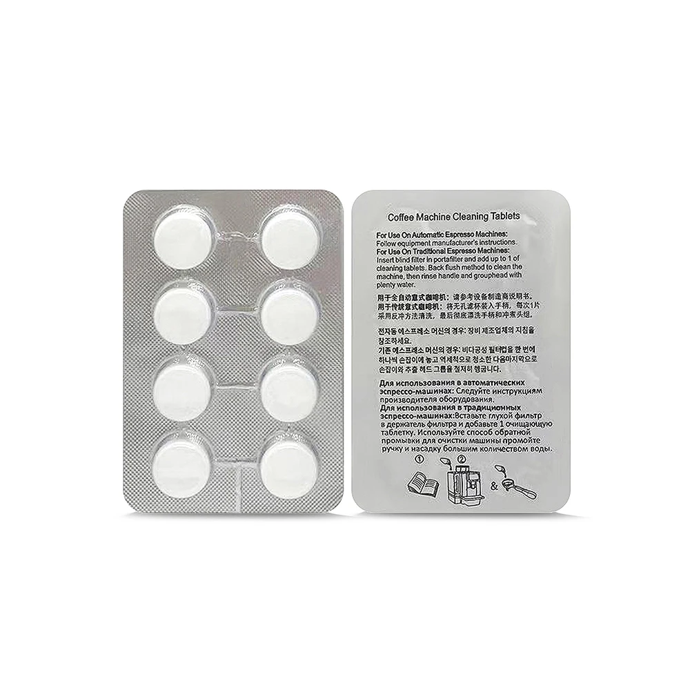 Eco-friendly Active Coffee Machine Cleaner Tablets Factory Custom Washing Coffee Tablets Remove Scale Cleaning Products