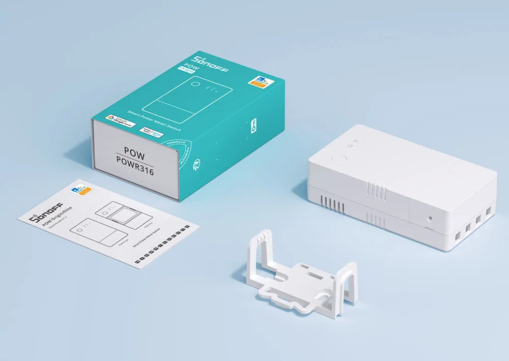 SONOFF POW Origin 16A Wifi Smart Voice Remote Control Switch Module Monitor Power Consumption Works With Alexa Google Home