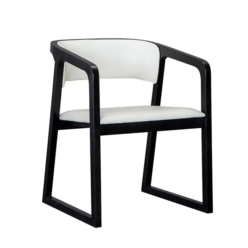Factory European Design Dining Chair Ash Solid Wood Raw Chair Frame with Upholstery for Bedroom Bathroom Home Office