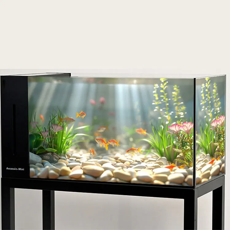 Relaxlines Customized aquarium 8mm glass thickness aquarium landscape desktop fish tank without base cabinets