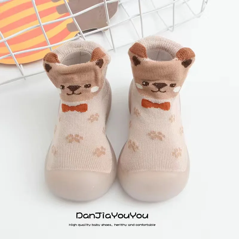 Wholesale Breathable Lightweight Non Slip New Sneakers Baby Toddler Walking Sock Shoes
