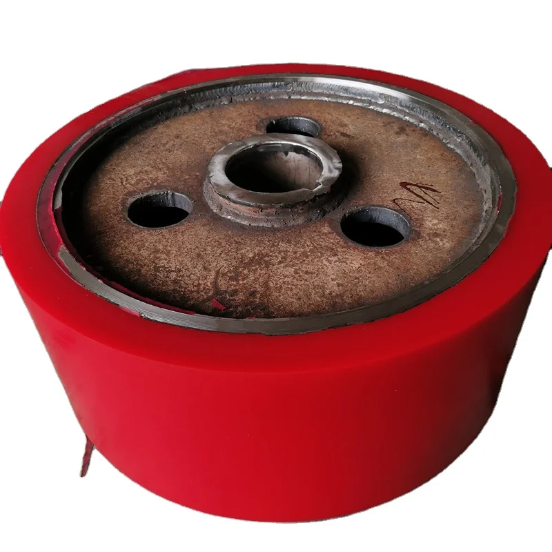 Custom Drive Wheel Metal Steel Core Polyurethane Wheels, PU Roller Polyurethane bearing wheel