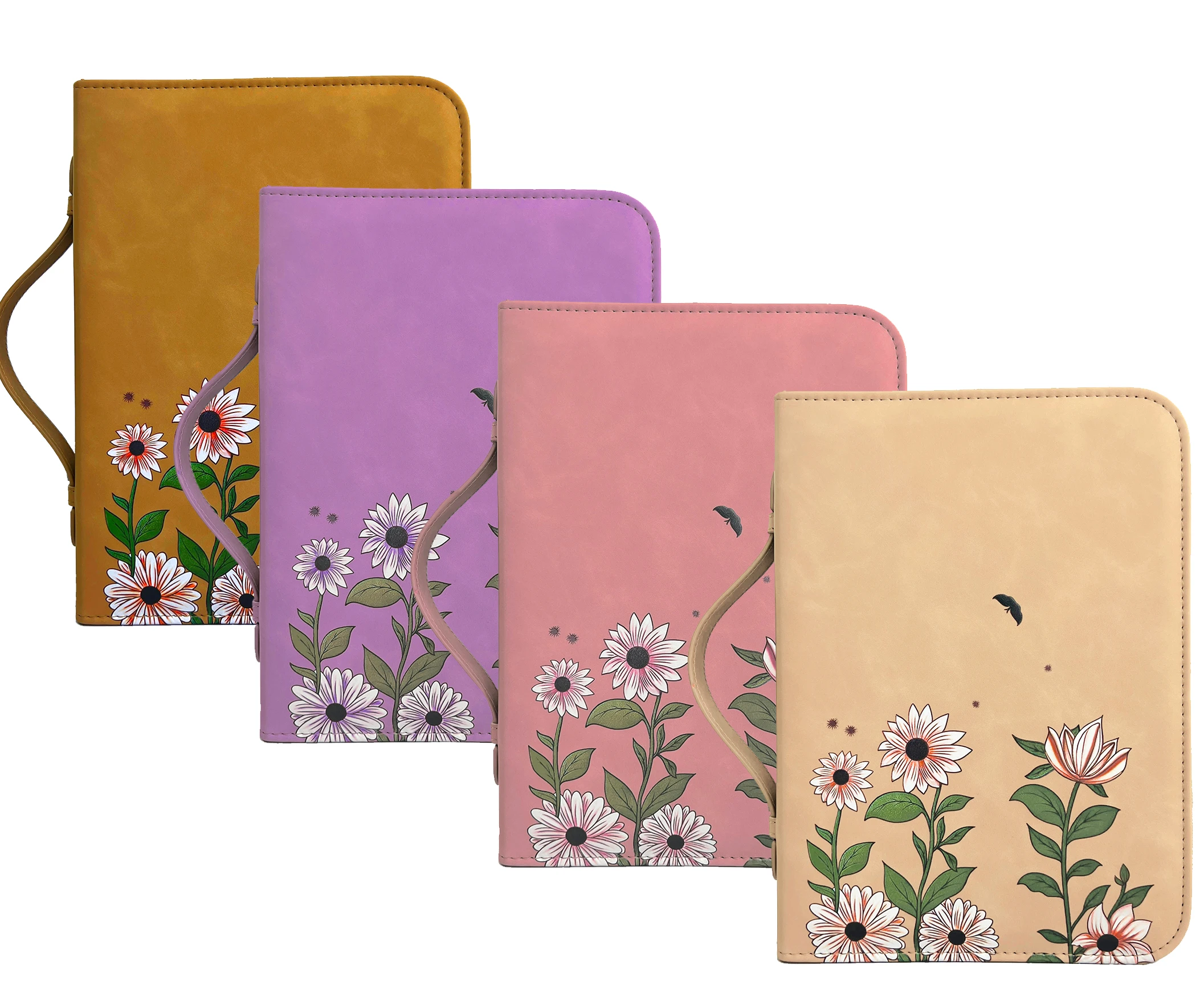 Leather Bible Covers For Women With Handle Large Bible Cover Case and Book Accessories Zippered Bible Carrying Case for Women