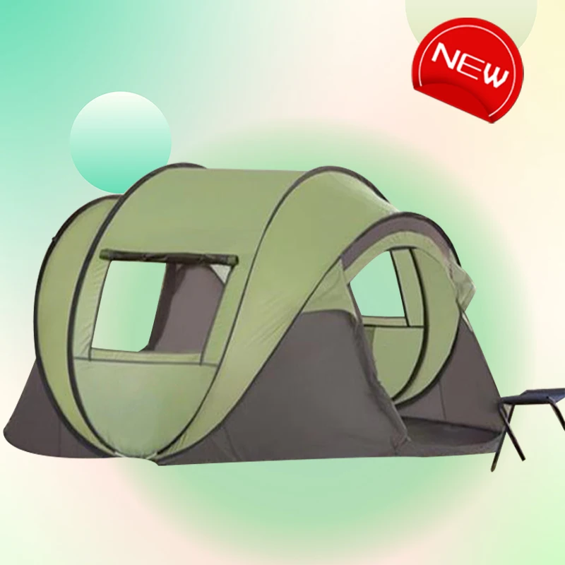 Professional Custom Design Folding Outdoor Camping Four Person Quick-Opening Pop Up Tent