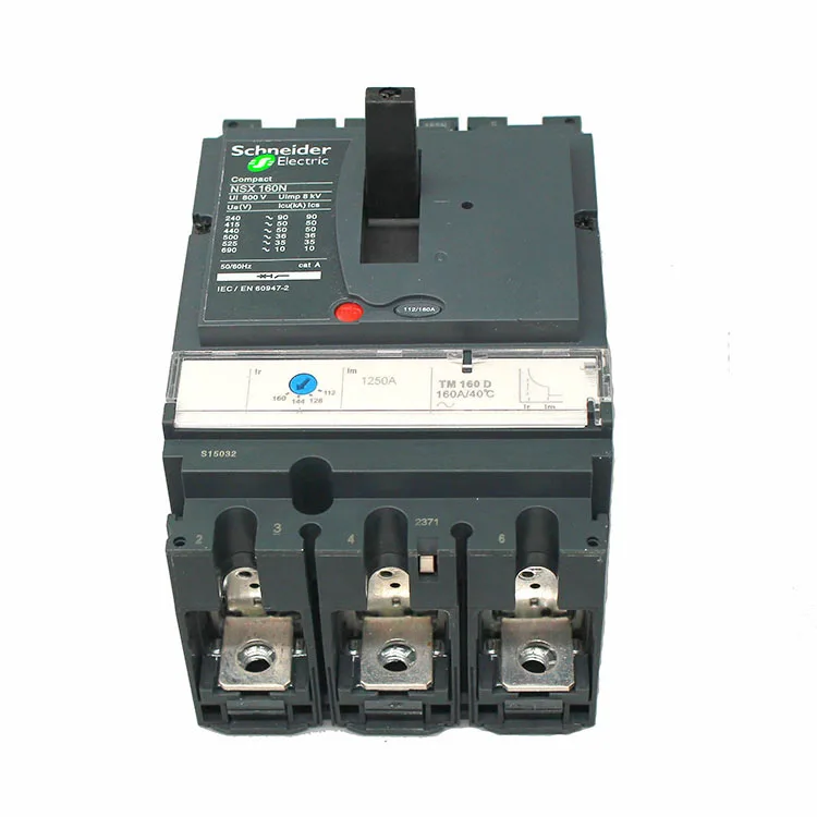  LV430840 Merlin Gerin MCCB OEM/ODM заводской компактный NSX 160 Amp 3 Pole NSX160N