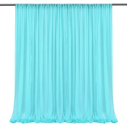 Chiffon Wedding Party Backdrop Drapes Curtain Baby Shower Birthday Party Stage Background DIY Home DecorationTextile