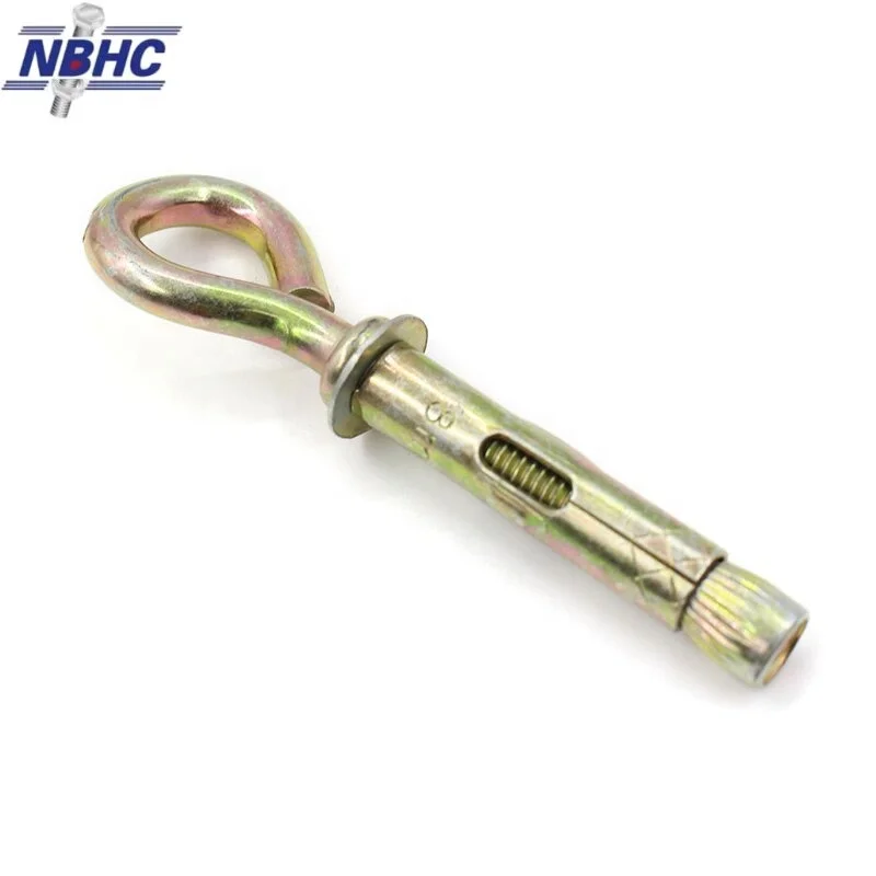 NBHC003AN China manufacturer M6-M20 O type metal  Sleeve Anchor Closed Hook Eye Bolt Wall Concrete Anchor