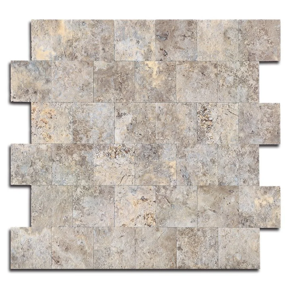 PVC Peel and Stick Composite Tile Backsplash Artificial Stone Peel and Stick Tile for Kitchen