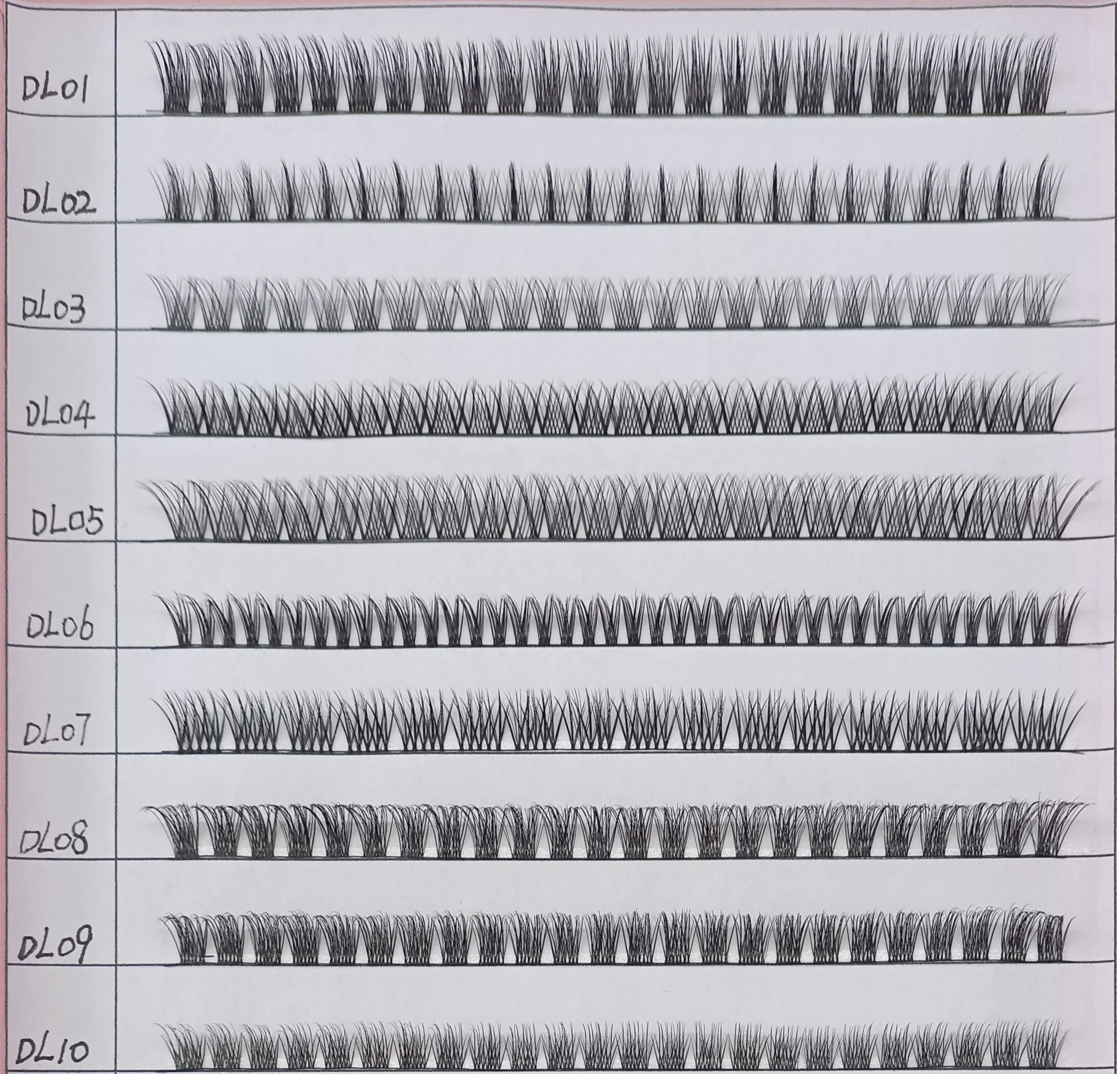 lash clusters flutterset bodermincer c curl 0.07 wide cluster diy eyelash extension 24 cluster lash extensions