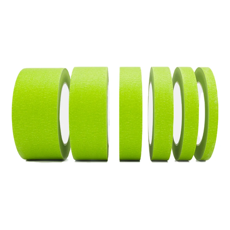 Masking Paper Tape Spray Paint Car Traceless Anti Welding Solvent High Temperature Resistant Car Adhesive Residue