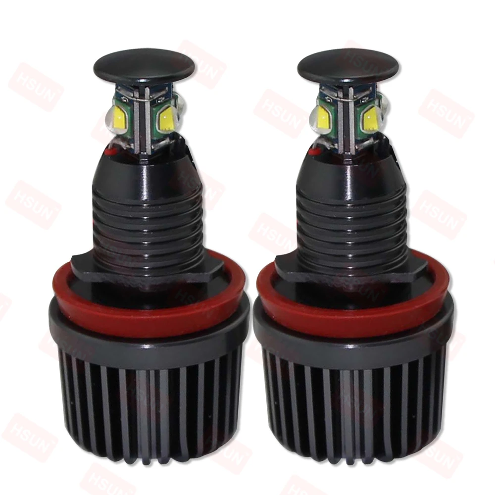 80 Вт 40 20 e60 светодиодные ангельские глаза и e39 H8 Светодиодный Маркер для автомобиля