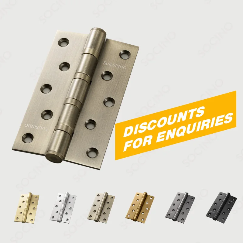 Best High Quality 201 Stainless Steel SS Door Hinge Modern Style Hardware Accessories for Wooden Door