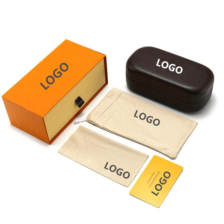 Custom Sunglass Package Bag Pouch Card Set Glasses Cover Case Luxury Brand Eyewear Accessories Packaging For Sunglasses