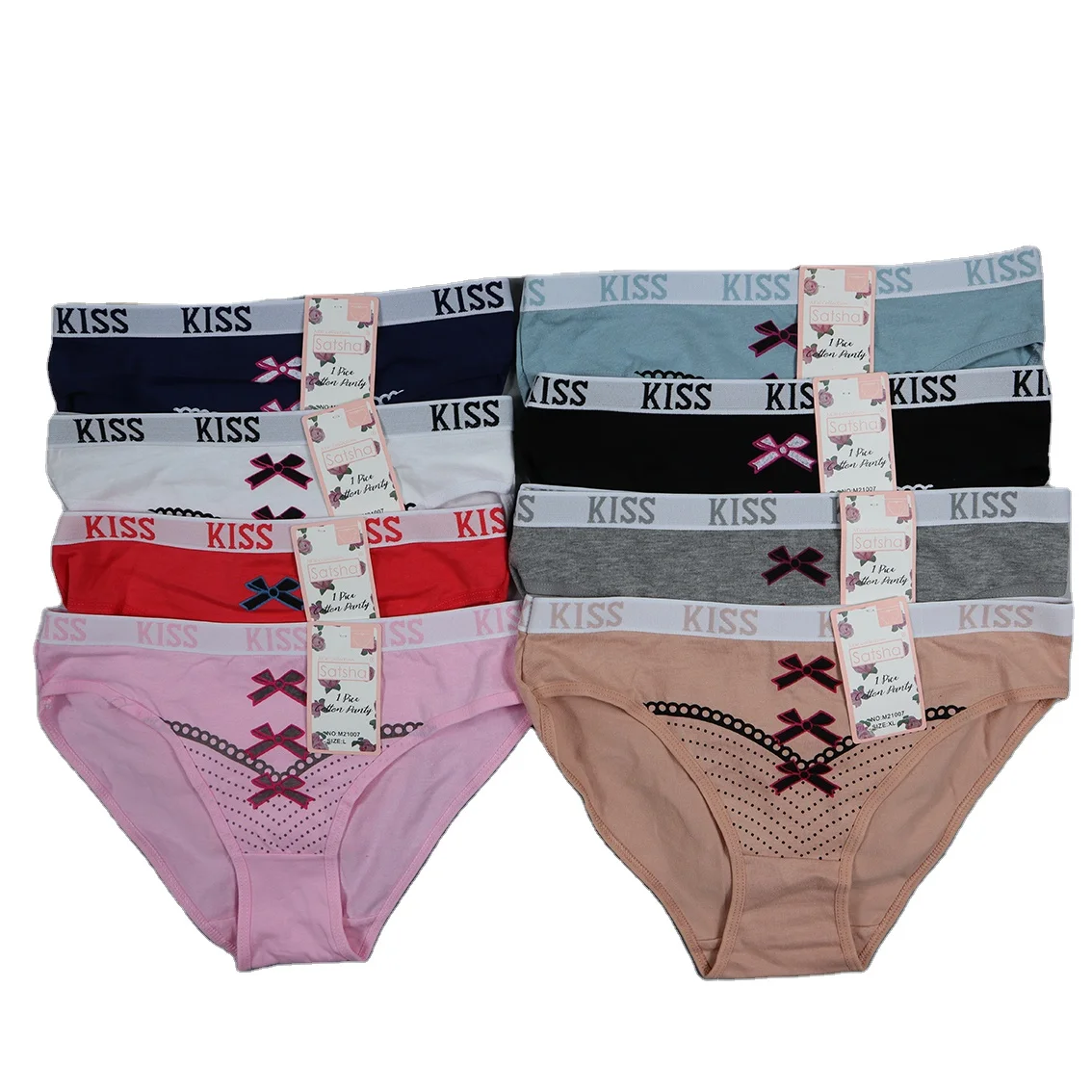 New Style Factory Outsell Sustainable Print Lady Panty Breathable Soft Everyday Cotton Briefs Women Underwear