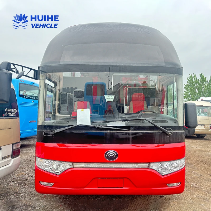 Used Luxury Coach Bus for Sale in China 50 Seater Diesel Fuel Manual RHD & LHD Euro 3 Second hand Bus prices
