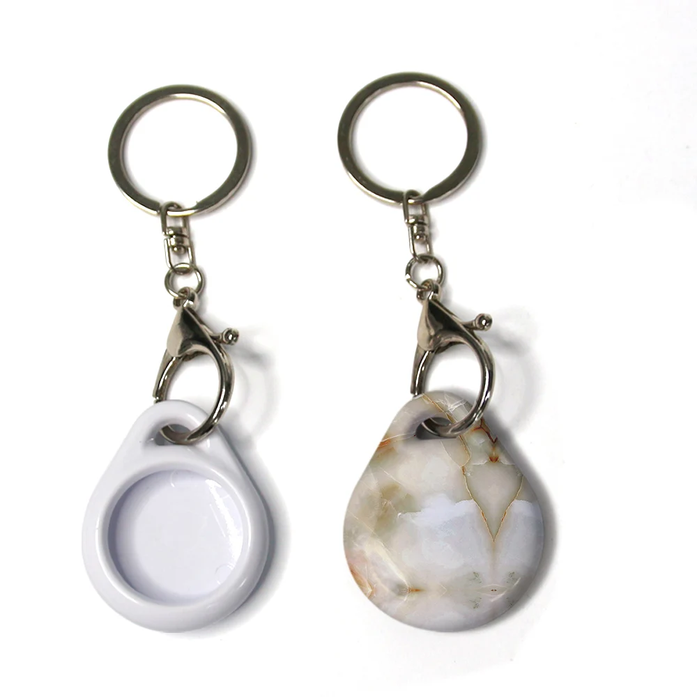 Kingsub Sublimation Airtag Case Cute Blank Shockproof Protective White Sublimation Airtag Case