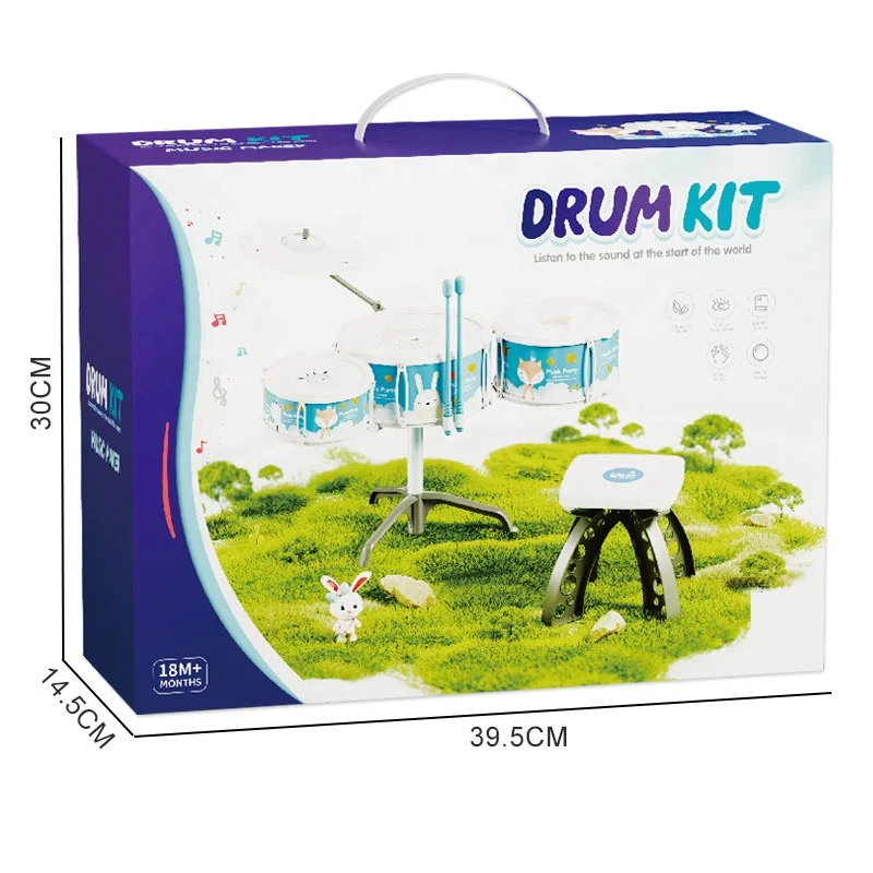 Kids toy drum play set jazz drum toy musical instrument for toddlers