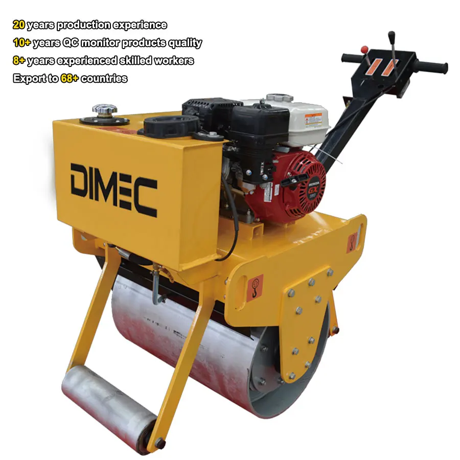 PME-R300 Construction Equipment Hand Single Hydraulic Drum Vibratory Asphalt Small Road Roller Machine